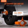 VEVOR Electric Car Jack, 3 Tons /6600 lbs Scissor Jack with Electric Impact Wrench, 12V Car Jack with Double Saddles with Remote Control, Portable Car