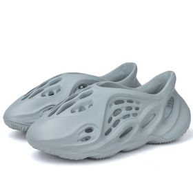 MEN'S clogs;  Men's Sandals Breathable Fashion Beach Shoes; men's slippers (Color: White, size: 42)