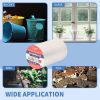 Waterproof Tape for Leaks Aluminum Butyl Tape with Adhesive for RV Repair, Glass Repairs, Air Mattress Patch, Window Caulking, Boat Sealing, Roof Patc