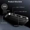 Power Bank Portable Phone Charger for Home Office Travel External Battery Pack with 1 Micro USB Cable Fit For IOSPhone 13/12 Samsung Galaxy S21 And Mo