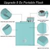 Healter Hip Flask for Men;  Portable Pocket Stainless Steel Flask Whiskey Flask for Outdoor Camping Climbing Hiking Picnic 6oz/8oz