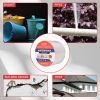 Waterproof Tape for Leaks Aluminum Butyl Tape with Adhesive for RV Repair, Glass Repairs, Air Mattress Patch, Window Caulking, Boat Sealing, Roof Patc